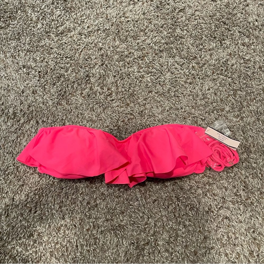 Pink Ruffle Bikini Top - Victoria’s Secret Swim